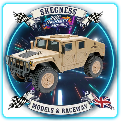 E-ZEE - RC 1/16 4WD RC HUMMER MILITARY TRUCK - DESERT SAND - (Lipo Battery & Charger Included) - EZ-G2069DS