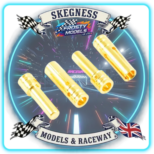 ETRONIX -  3.5MM GOLD CONNECTORS (2PR) Male & Feamle - Typically for Brushless Motors - ET0610