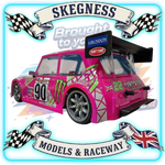 Kamtec - 1/12 MINI 756 Lexan Body With Spoiler & FREE Stickers - Fits all GT12 Minis Battcave / Kamtec / Mardave / Mini Assassin (CLEAR BODY) (160mm wide by 178mm wheelbase) (Standard Thickness)
