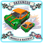 Kamtec - 1/12 MINI Sunbeam Stilleto 755 Lexan Body & FREE Stickers - Fits all GT12 Minis Battcave / Kamtec / Mardave / Mini Assassin (CLEAR BODY) (160mm wide by 178mm wheelbase) (Standard Thickness) (No Spoiler - No Stickers)