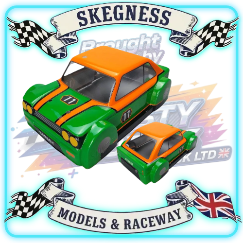 Kamtec - 1/12 MINI Sunbeam Stilleto 755 Lexan Body & FREE Stickers - Fits all GT12 Minis Battcave / Kamtec / Mardave / Mini Assassin (CLEAR BODY) (160mm wide by 178mm wheelbase) (Standard Thickness) (No Spoiler - No Stickers)