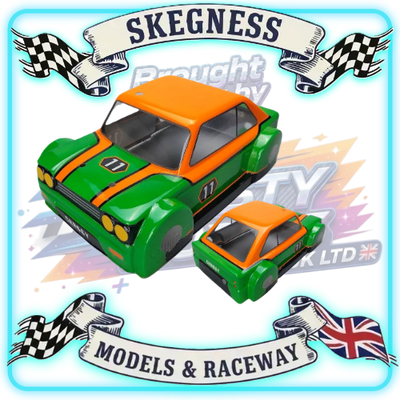Kamtec - 1/12 MINI Sunbeam Stilleto 755 Lexan Body & FREE Stickers - Fits all GT12 Minis Battcave / Kamtec / Mardave / Mini Assassin (CLEAR BODY) (160mm wide by 178mm wheelbase) (Standard Thickness) (No Spoiler - No Stickers)