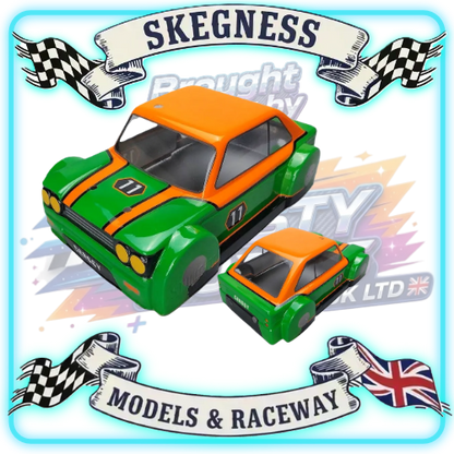 Kamtec - 1/12 MINI Sunbeam Stilleto 755 Lexan Body & FREE Stickers - Fits all GT12 Minis Battcave / Kamtec / Mardave / Mini Assassin (CLEAR BODY) (160mm wide by 178mm wheelbase) (Standard Thickness) (No Spoiler - No Stickers)