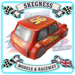 Kamtec - 1/12 MINI Manic 750 Lexan Body (No Wing) FREE Stickers - Fits all GT12 Minis Battcave / Kamtec / Mardave / Mini Assassin (CLEAR BODY) (160mm wide by 178mm wheelbase) (Standard Thickness) (No Spoiler)