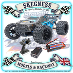 FTX - KHAOS 1/10 RC BRUSHLESS 4WD TRUGGY RTR (WITH 3S LIPO AND CHARGER) - BLUE - FTX5564B