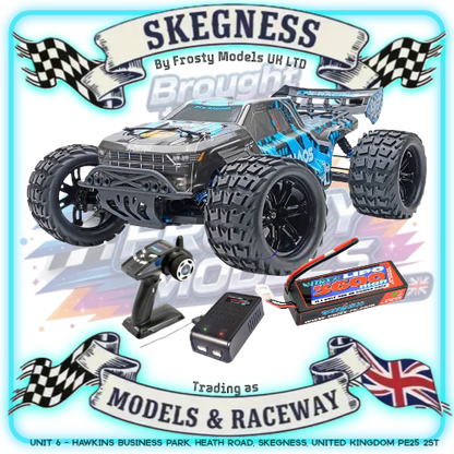 FTX - KHAOS 1/10 RC BRUSHLESS 4WD TRUGGY RTR (WITH 3S LIPO AND CHARGER) - BLUE - FTX5564B