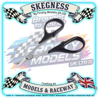 FASTRAX - Steel CURVED SCISSORS For Lexan Body Cutting FAST01