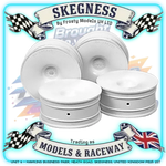 Tamiya - M-Narrow White Dish Wheel 1/10 RC CAR Wheels (+2 Offset) - 4pcs - 53473