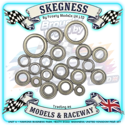 Yeah Racing - Steel Bearing Set (22pcs) For Tamiya M08 (M-08) - YBS-0012