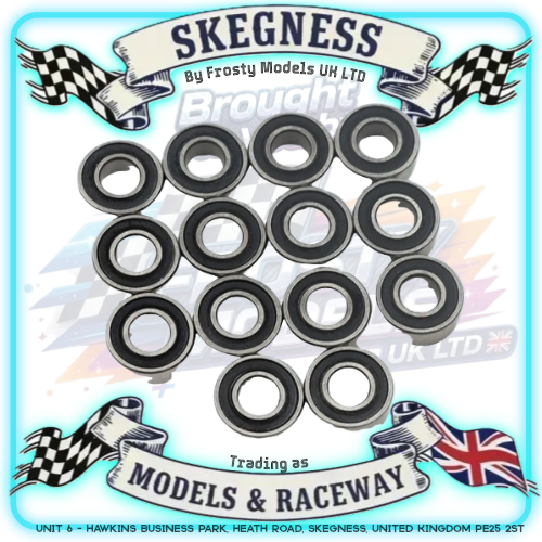 Yeah Racing - Steel Bearings (14pcs) Tamiya DT02 ASTUTE / RACING FIGHTER DT03 - YBS-0047 (DT-02 / DT-03)