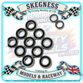 Yeah Racing - Steel Bearing Set (12pcs) For Tamiya Novafox - YBS-0050