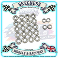 YEAH RACING - Steel Bearing Set (24pcs) For Tamiya MF-01X (MF01 - M-Chassis) - YBS-0064