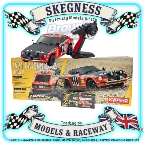 KYOSHO - RC Car RTR Kyosho Fazer FZ02-R Rally Datsun 240Z (Free 4000mah Lipo) - K.344824000 (Just add Charger)