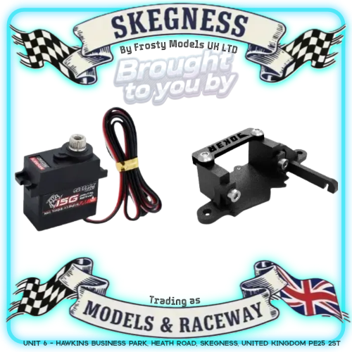BattCave - JOKER Mini Spares - SURPASS Servo & Front Mounted Set - FR-SVO-KIMB (Optimised for the Kimbrough KP114 servo saver)