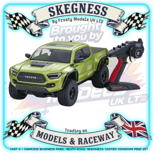 KYOSHO - RC KB10L Toyota Monster Truck Tacoma TRD Pro Elec Lime VE 3S 4WD 1/10 Readyset - K.34703T2B (Just add Battery & Charger)