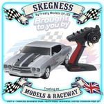 KYOSHO - RC Car Fazer FZ02 (L) Chevy Chevelle SS454 1970 Silver1/10 RTR Readyset - K.34416T1C (Just add Battery & Charger)