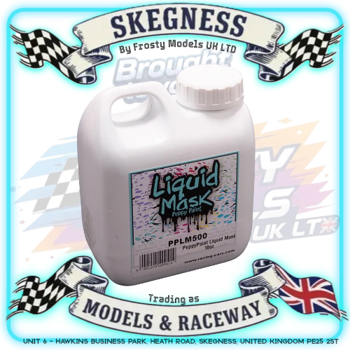 Puppy Paint - Liquid Mask 500ml for RC Lexan Body Masking - PPLM500