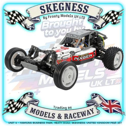 Tamiya - 1/10 RC Buggy Kit Fighter NXGEN (DT-04) - 58741 (ESC & Motor Included - Requires Radio, Servo, Battery, Charger, PS Spray & Assembly)