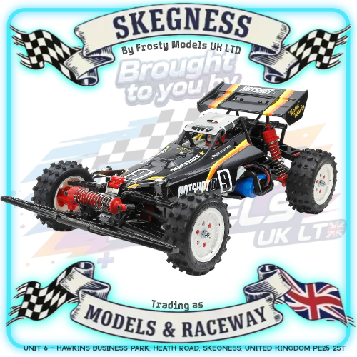 Tamiya - 1/10 RC Buggy Kit Hotshot II (2024) - 58737 (ESC & Motor Included - Requires Radio, Servo, Battery, Charger, PS Spray & Assembly)