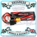 GensAce - G-Tech Hard Case 3S 11.1V 1100mah 60C (XT60) 92.8x31.8x17.6mm 104g - GEA113S60X6GT (Fits 1/12 UDI GLEAM & SIERRA & Arrma Grom)