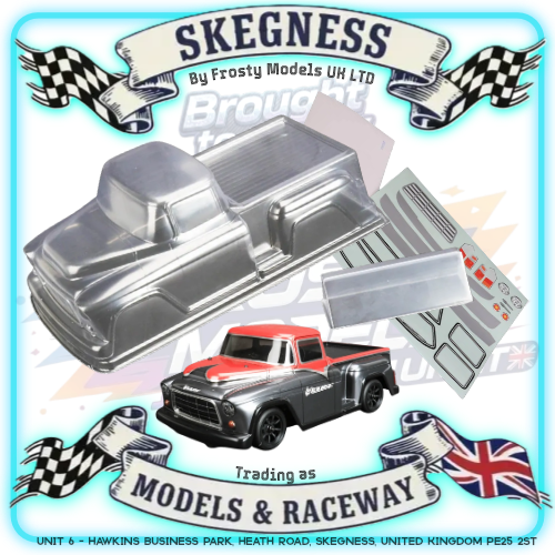 Louise RC - M-Chassis (210mm) MINI Cooper PICK UP Body Set in Clear Lexan - For 1/10 Tamiya MTC (W-170mm x Wheelbase-210mmmm) M03, M05, MB01, LMX (LNBA811)