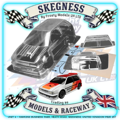 Louise RC - M-Chassis (225mm) Toyota Starlet Body Set in Clear Lexan - For 1/10 Tamiya MTC (W-170mm x Wheelbase-225mmmm) M03, M05, MB01, LMX (LNBA812)