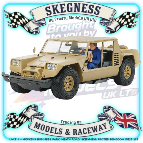 (PRE-ORDER Due Late Oct 2026) Tamiya - 1/12 RC Truck Kit Lamborghini Cheetah (2026) - 58754 (Re-release) (Figure Included)