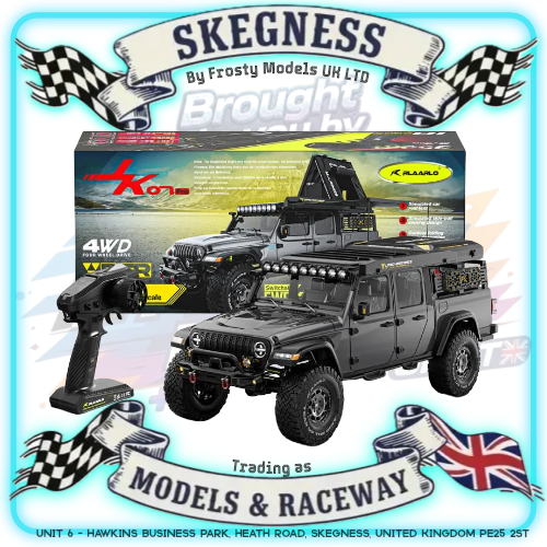 Rlaarlo - JK07 PRO Brushless 1/7 Scale RC Rock Crawler Truck RTR - Black (2S & 3S LiPo Version) - JK07-PRO-BLACK