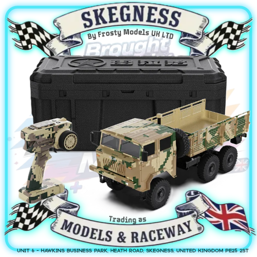 Rlaarlo - HongYan HY6 6x6 Brushless Military RC 1/10 Rock Crawler Truck - Desert Edition - HY6-D-BS-Desert