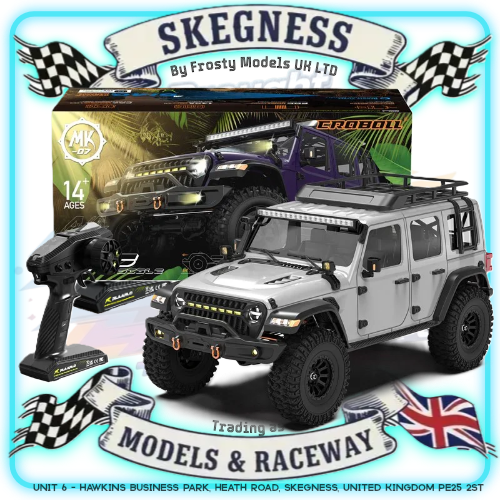 Rlaarlo - MK-07 V2 Brushless 1/7 Scale RC Rock Crawler Truck - Grey Edition - MK07Z-BS-V2-Grey