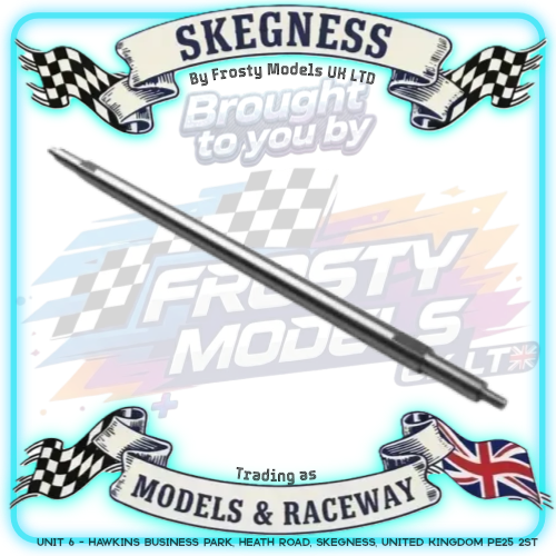 BattCave - JOKER Mini Spares - Mini Rear Axle Axle Stainless and Nickle Plated EN8 Hardened Steel - JKR-M02