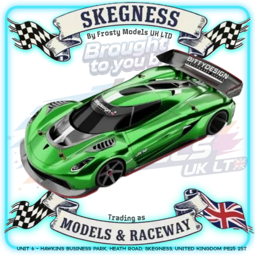 Bitty Design - JK12 GT12 & LMGT3 class Body Shell (Clear Lexan 1/12) - Koenigsegg Jesko - BD-GT12-JK12
