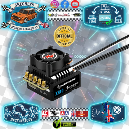 HOBBYWING - XERUN XR10 JUSTOCK G3S 1/10 ESC - (2024 VERSION) HW30112005 (IDEAL FOR 1/12 & 1/10 STOCK CLASS)