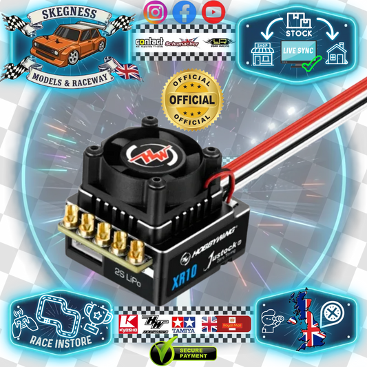 HOBBYWING - XERUN XR10 JUSTOCK G3 1/10 ESC - HW30112003 (IDEAL FOR 1/12 & 1/10 STOCK CLASS)