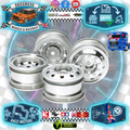 TAMIYA - TT01E RC 1/14 EURO TRUCK WHEELS F&R (SILVER) (2Pcs Each) - 51588