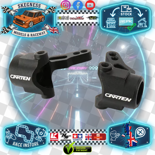 Carten - M210 MTC - (Hop-up) Alloy Steering Knuckles CNC (L&R) (Black) NBA341