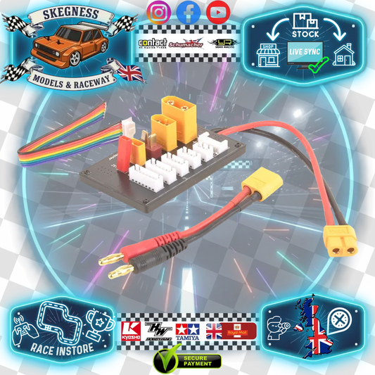 Monkey Rc - XT60 Balance Charge Adapter Board to BEC, DEANS, XT30, XT60, XT90 - 2-6S- MK5718