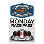 DISCOUNT MONDAYS! (OWN VEHICLE) Arrive & Drive / All Classes Raced) RACE PASS
