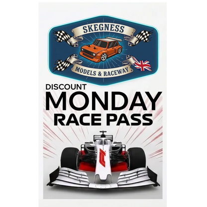 DISCOUNT MONDAYS! (OWN VEHICLE) Arrive & Drive / All Classes Raced) RACE PASS