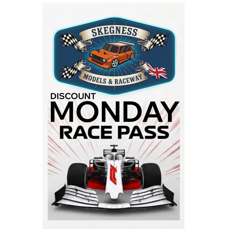 DISCOUNT MONDAYS! (OWN VEHICLE) Arrive & Drive / All Classes Raced) RACE PASS