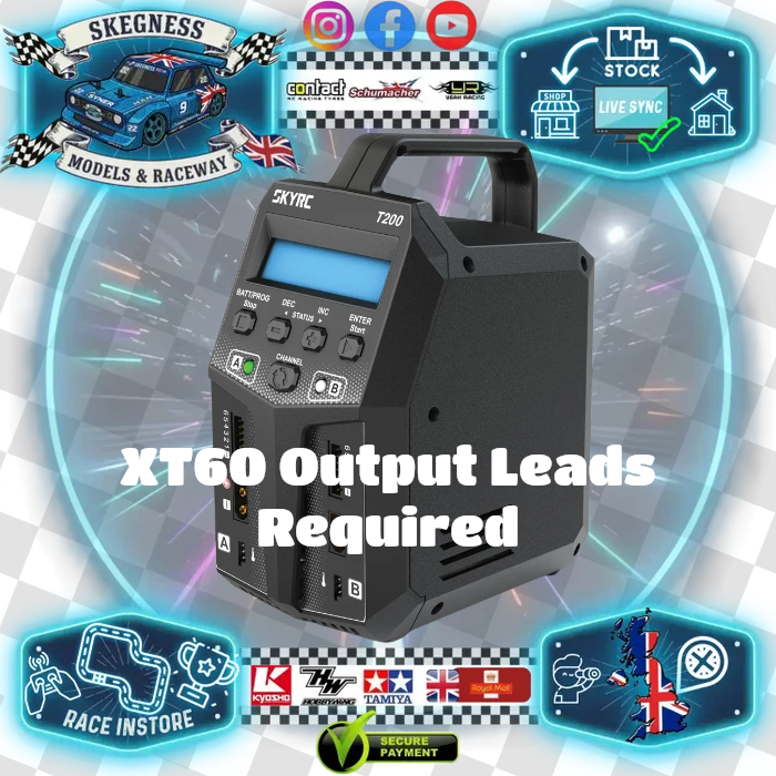 SKY RC - T200 AC/DC 12A PRO DUAL CHARGER LiPo/LiIon/LiFe/LiHV - SK-100155-04