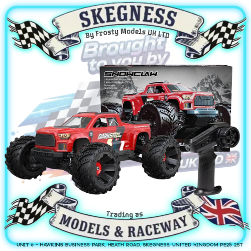 UDI RC - SNOWCLAW MONSTER TRUCK 1/16 BRUSHLESS RTR PRO - RED - UDI-UD1610PR (7.4V Li-ion 1600mAh & Charger Included)