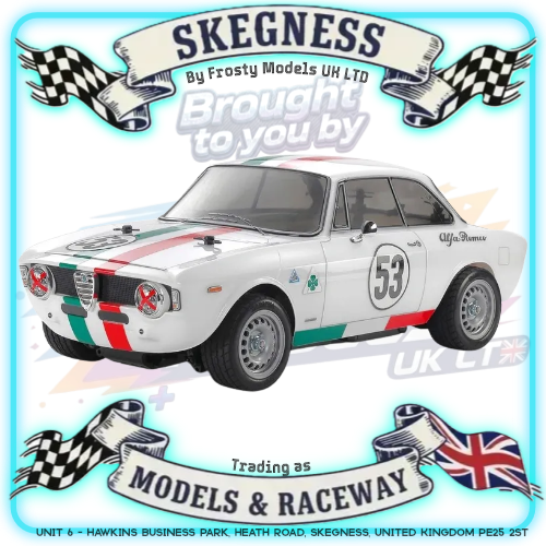 Tamiya - 1/10 RC Car M-Chassis Kit Giulia sprint GTA Club (MB-01) - 58732 (ESC & Motor Included - Requires Radio, Servo, Battery, Charger, PS Spray & Assembly)