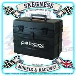 Kyosho - Black Pitbox Carry Haul Storage - Handled & Drawers - 420x240x330mm - K.80461 (perfect to store GT12 mini & touring car, tools etc)