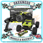 Rlaarlo - Omni Terminator (Metal Spec) Brushless Micro 1/10 Scale Truck RTR - Green/Black - With 3S LiPo & USB Charger (1/12 Size but with 1/10 Electrics) (Free Upgrade/Spares Package Included)
