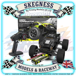 Rlaarlo - Omni Terminator (Carbon Spec) Brushless Micro 1/10 Scale Truck V2 RTR - Black - With 3S LiPo & USB Charger (1/12 Size but with 1/10 Electrics) (Free Upgrade/Spares Package Included)