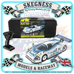 Rlaarlo - AK-787 Carbon Brushless 1/10 Scale RC Race Car RTR - Blue (Dual Motor Version) - AK-787O-CV2