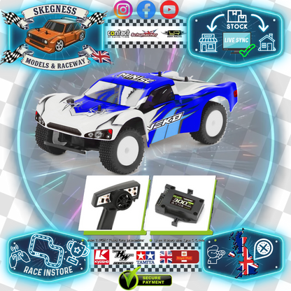 Veko - Mini SC Blue 1:24 Short Course RTR with Gyro, Battery & Charger - VK0002-BL