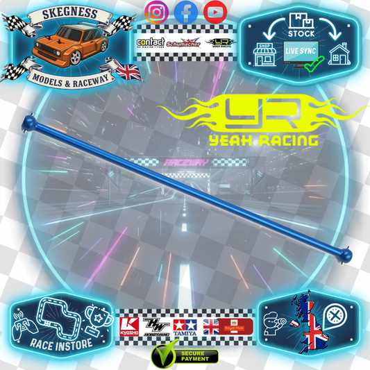 Yeah Racing - Aluminium Main Drive Prop Shaft Tamiya TT-01E Blue - TATT-044BU