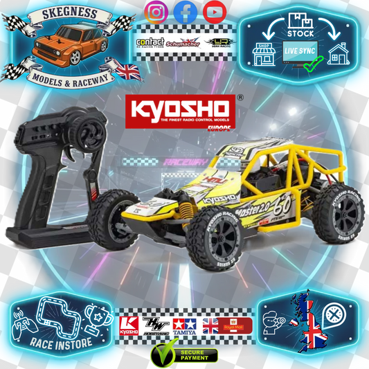 Kyosho - EZ Series SandMaster 2.0 1/10 Buggy Readyset  - Yellow - K.34405T2B (Type.2) (Needs battery & charger)